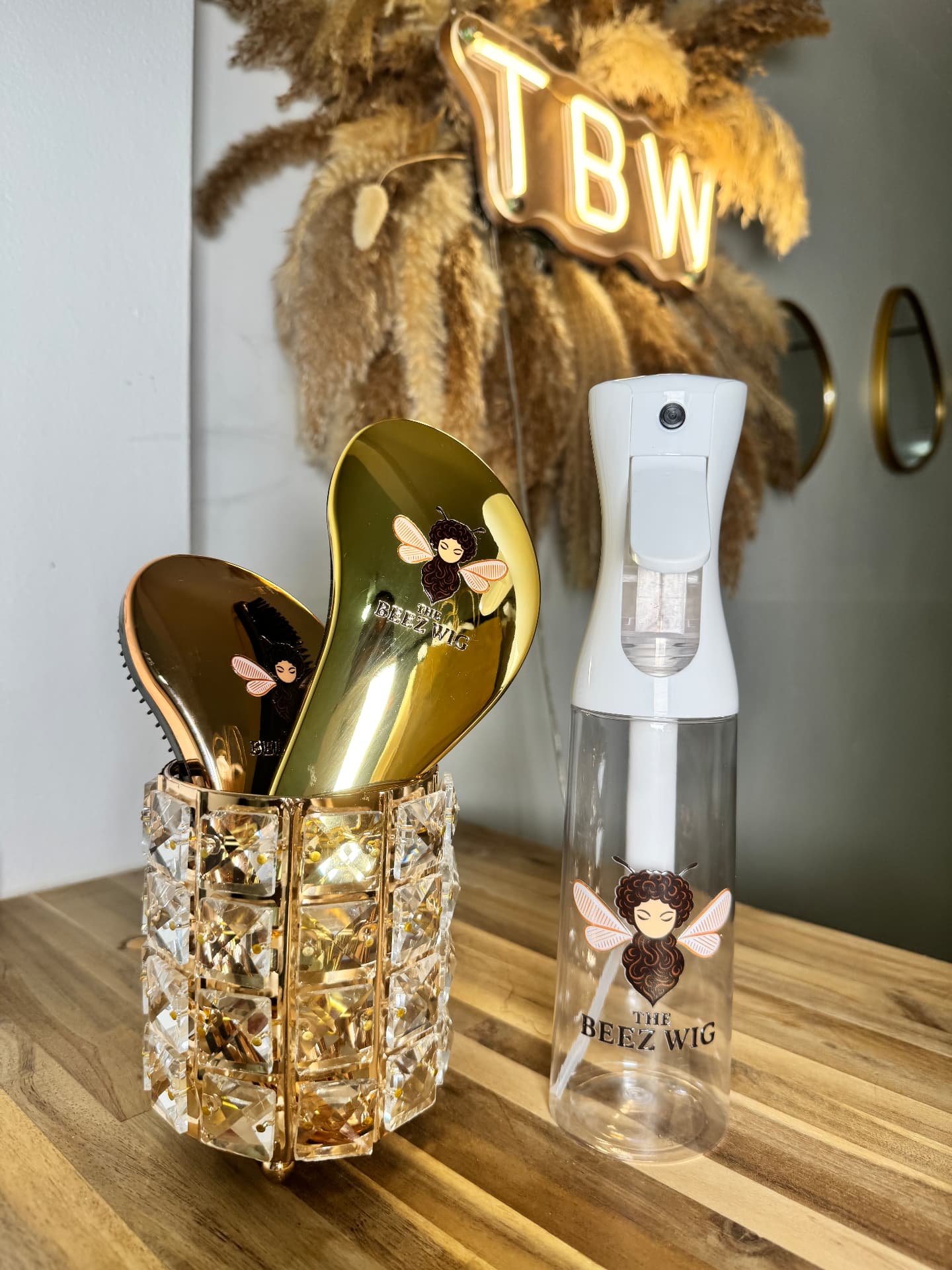 Le duo : une brosse + le brumisateur